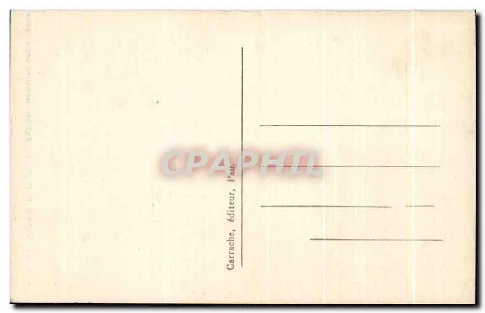 A Igreja - Bénitier dos Cegots — St-Savin (H.P.) — Carrache, Pau - Verso