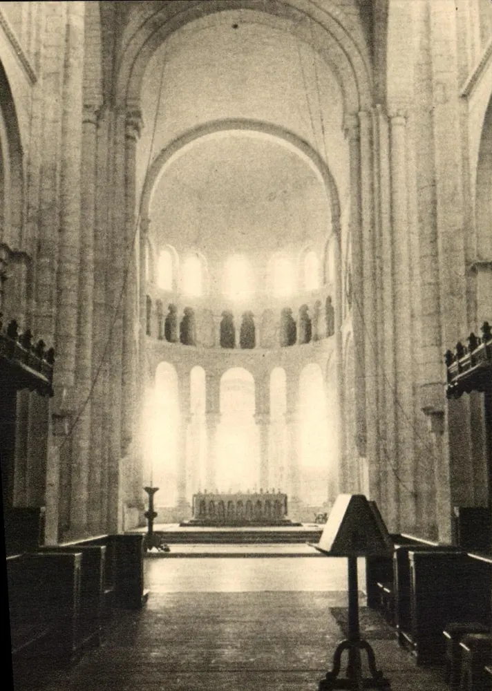 Fontgombault — Die Abteikirche, der Chor und der Heiligtum — Ausgabe der Abtei Fontgombault - Vorderseite
