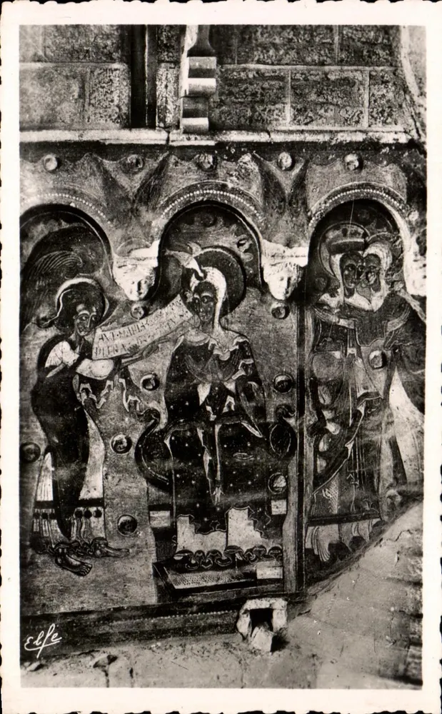 Rocamadour — Fresques intérieures de l'église — Éditeur IMPRIMÉ SUR LA CARTE : Éd. Pyr.-Océan - Anverso