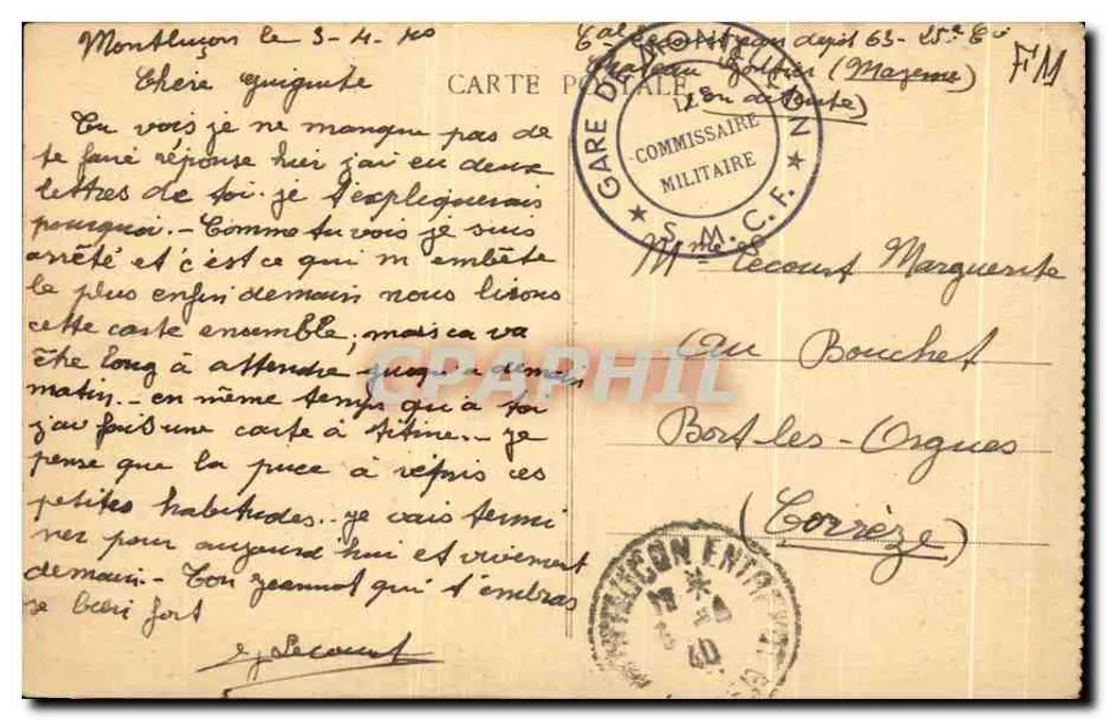 Schloss-Gaontier — Kai von Laval — Krankenhaus Saint-Julien — Verlag Jacqueline, Drucker - Rückseite