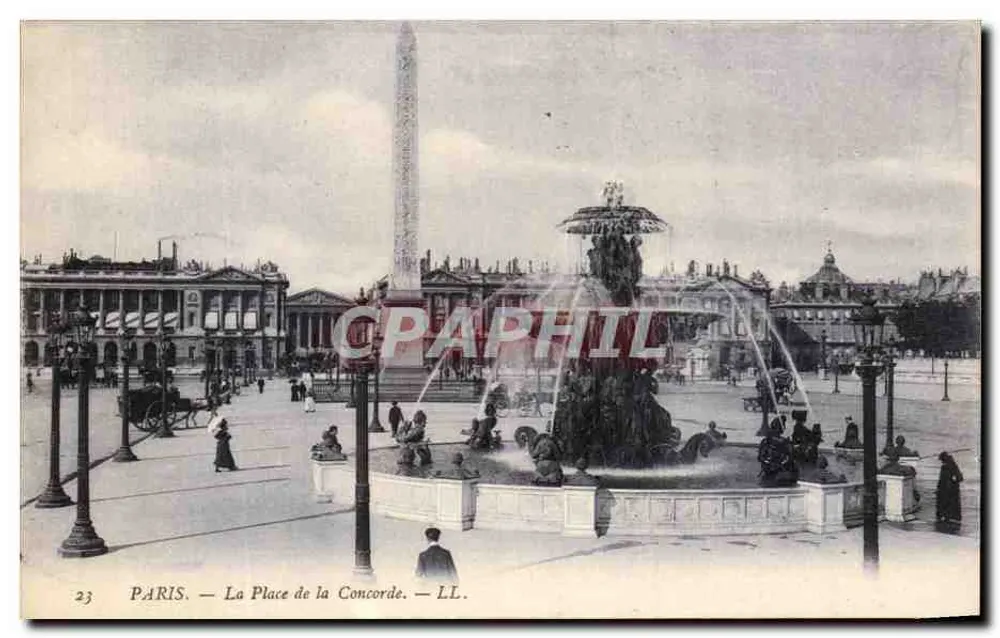 Paryż — Plac Konkordii — LL. n°23 - Awers