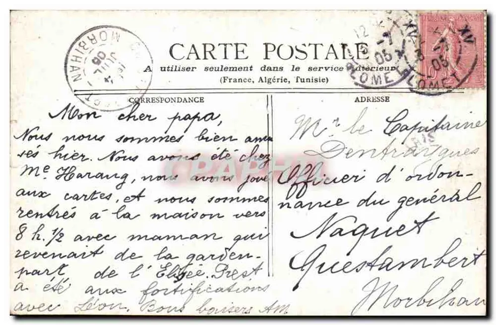 Paris - Pylônes do Ponte Alexandre III — editor não identificado, número de série não visível - Verso