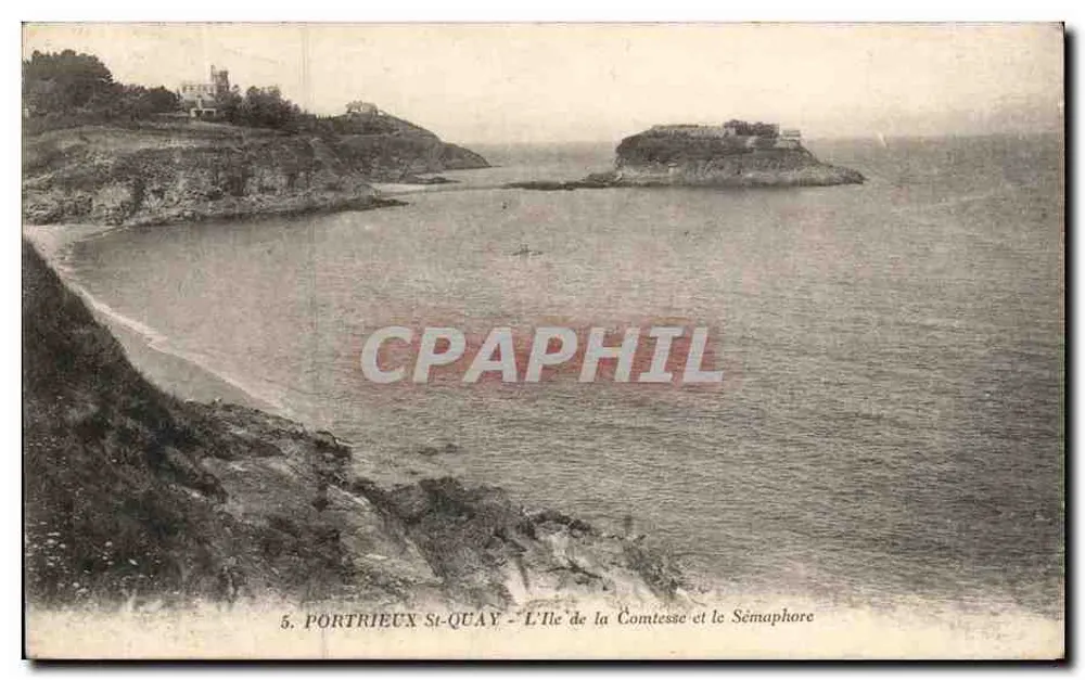 Portrieux St-Quay — Die Insel der Gräfin und der Semaphor - Vorderseite