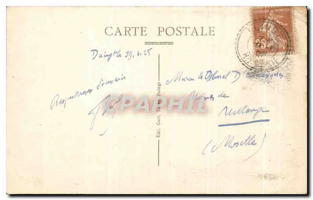 See von Annecy — St-Michel und das Schloss — Éditeur DUINGT - Rückseite