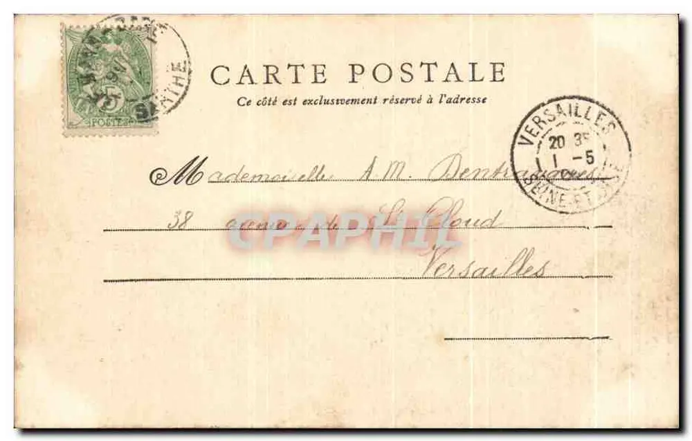 Le Mans — Igreja N.-D. da Couture — Fototipia J. Bouvayer, Le Mans, n°31 - Verso