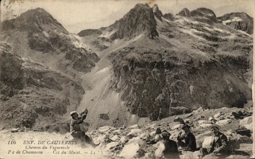 Env. de Cauterets — Caminho do Vignemole — Col du Muïet — P c de Chamarou — n° 116 - Frente