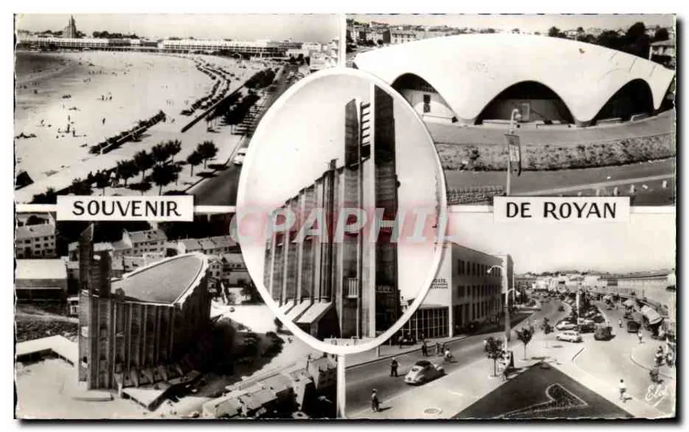Royan — Strand, Kirche, Strandstadt — Erinnerung an Royan - Vorderseite