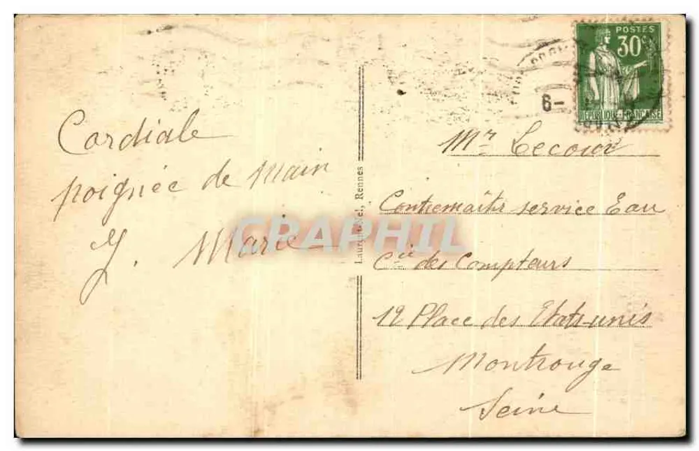 Mont Saint-Michel - Die Halle der Ritter (13. Jahrhundert) - unbekannter Verleger, Nr. 144 - Rückseite