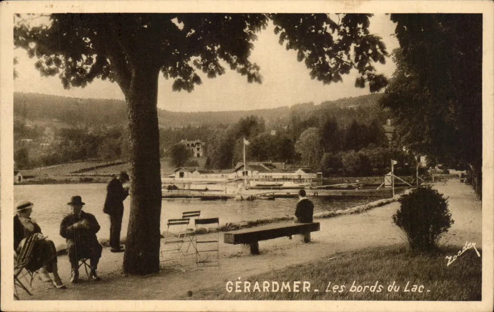 GÉRARDMER - As margens do Lago - Edição V. Roder - Frente