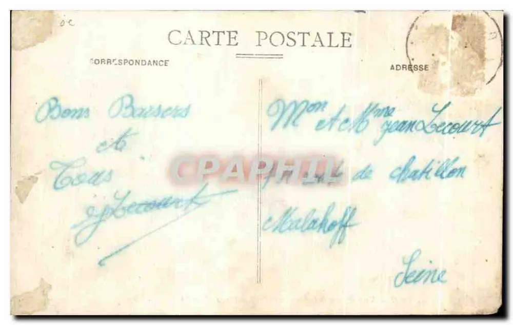 Beauvais — Vue d'ensemble de la Place Jeanne-Hachette — L.P. n°137 - Rückseite
