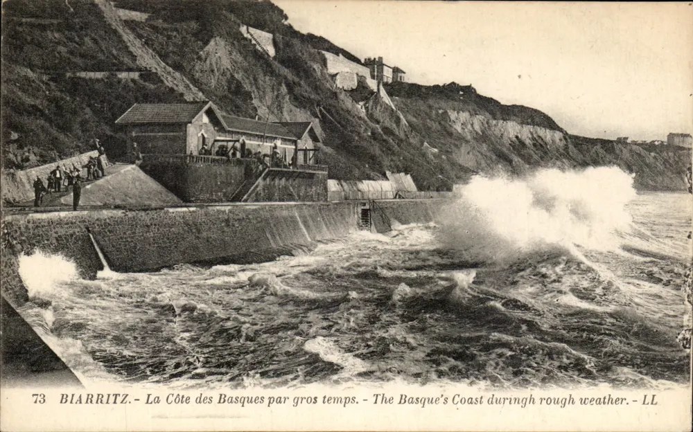 Biarritz — A Costa dos Bascos em tempo ruim — LL, n°73 - Frente