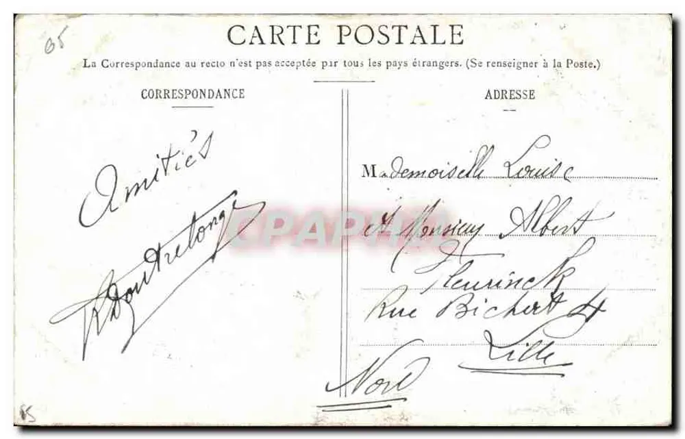 Lourdes — Basilique et Calvaire Brion — H.B. 204 - Verso
