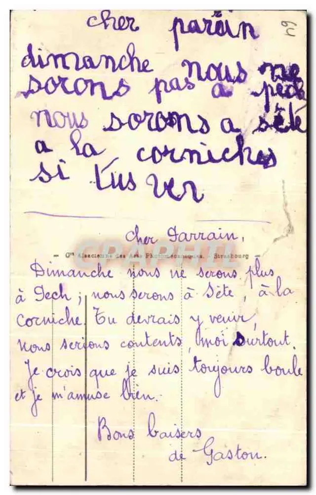 Biarritz — Rotonde — éditeur : C. L. A. (C. L. A. Imprimeur à Biarritz) — n° 237 - Verso