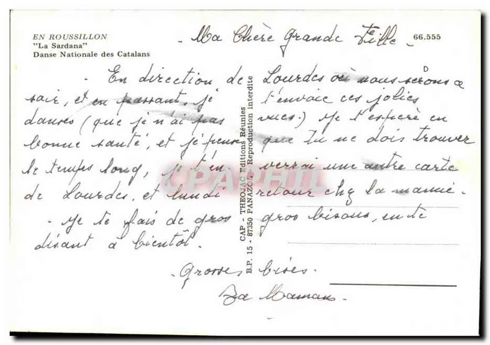 कैटलन फॉल्कलोर — कैटलान राष्ट्रीय नृत्य — एडिशन रूनी बनाजोल - पीछे
