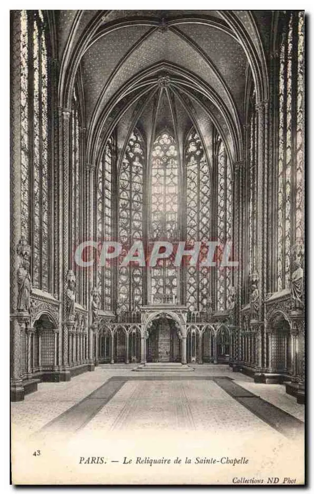 Paris — Das Reliquiar der Sainte-Chapelle — Collections ND Phot - Vorderseite