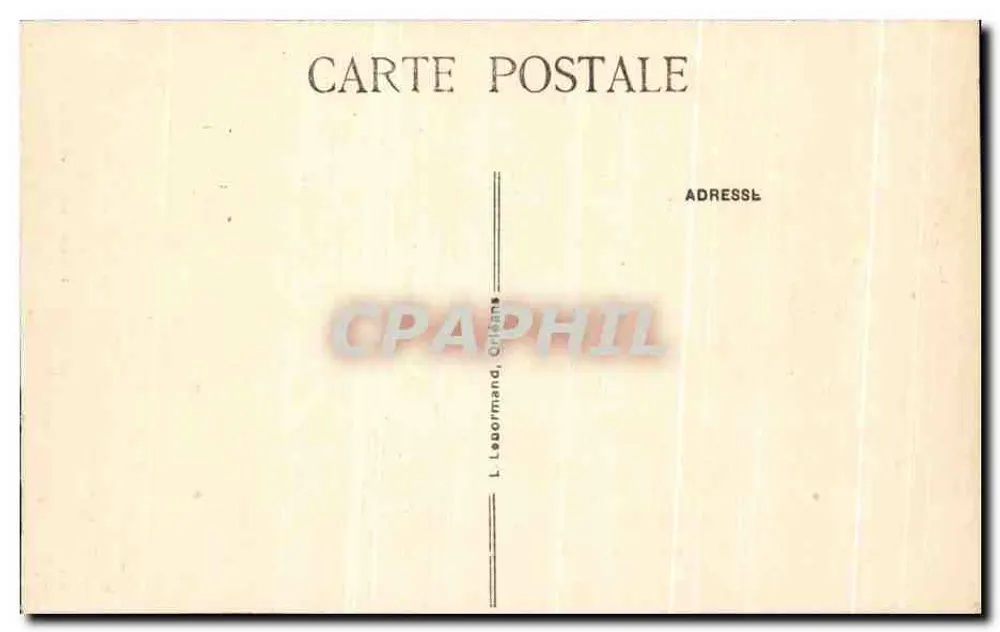 La Charité-sur-Loire — Innensicht des Portiques — Verlag Siméon - Tabacs et Jouirneaux - Rückseite