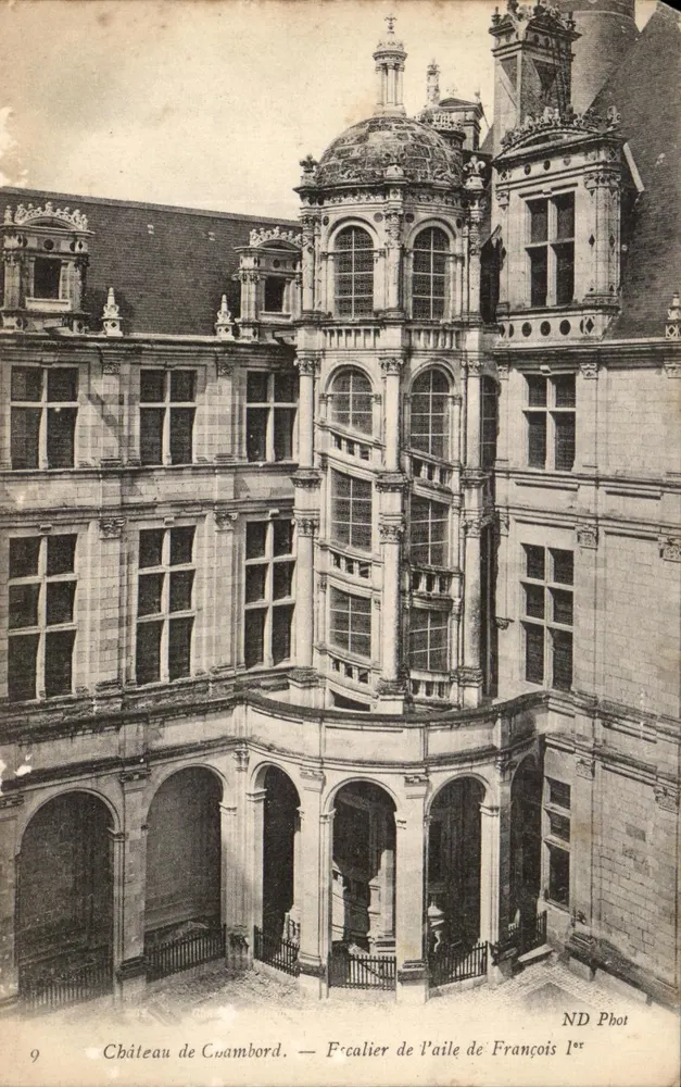 Schloss Chambord — Fassade des Flügels von François Ier — ND Phot - Vorderseite
