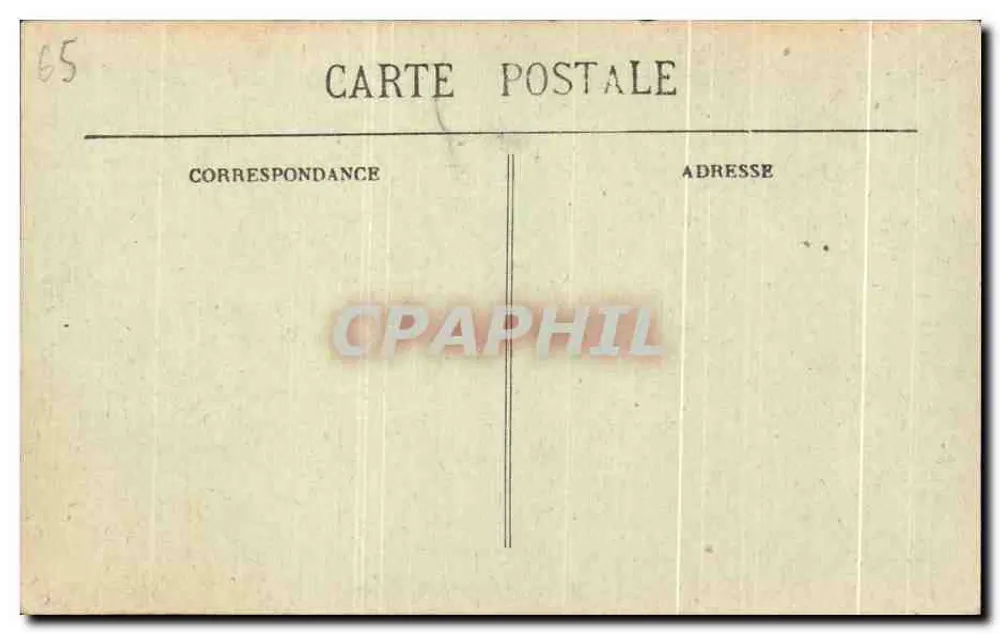 Cauterets (H.P.) — Allgemeiner Blick vom Pauza Vieux — Carrache, Verlag, Pau - Rückseite