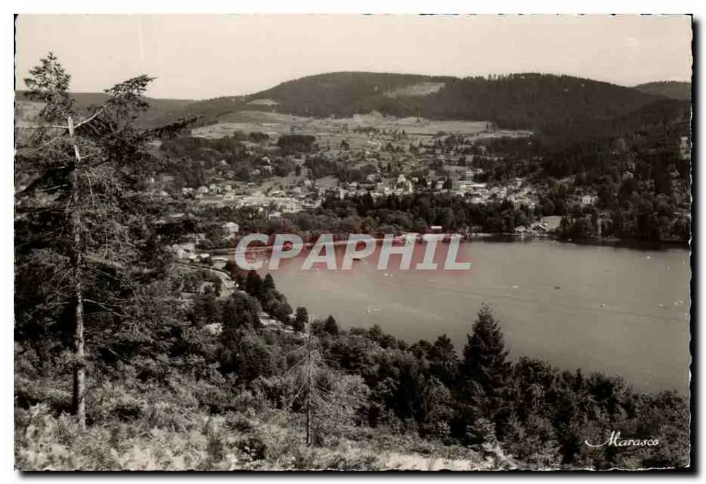 Gerardmer — Teil der Stadt und der See — Édit. d'Art 'Marasco', 65, Elsass - Vorderseite