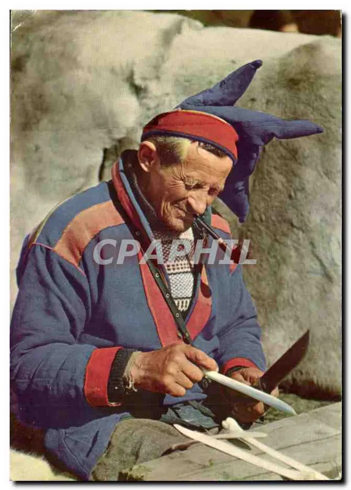 Homem lapão - Noruega - Editor Amundsen, n° F-508-0 - Frente