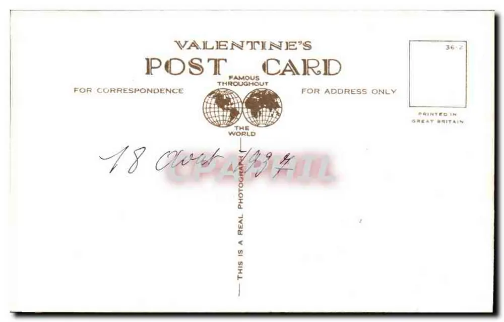 Casa di Shakespeare, Stratford-on-Avon — editore Valentine's Post Card, n° 87638.J.V. - Verso