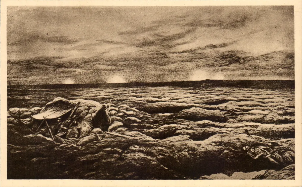Douaumont — Eine ruhige Nacht vor Douaumont 1916 — Edition Verdum - Vorderseite