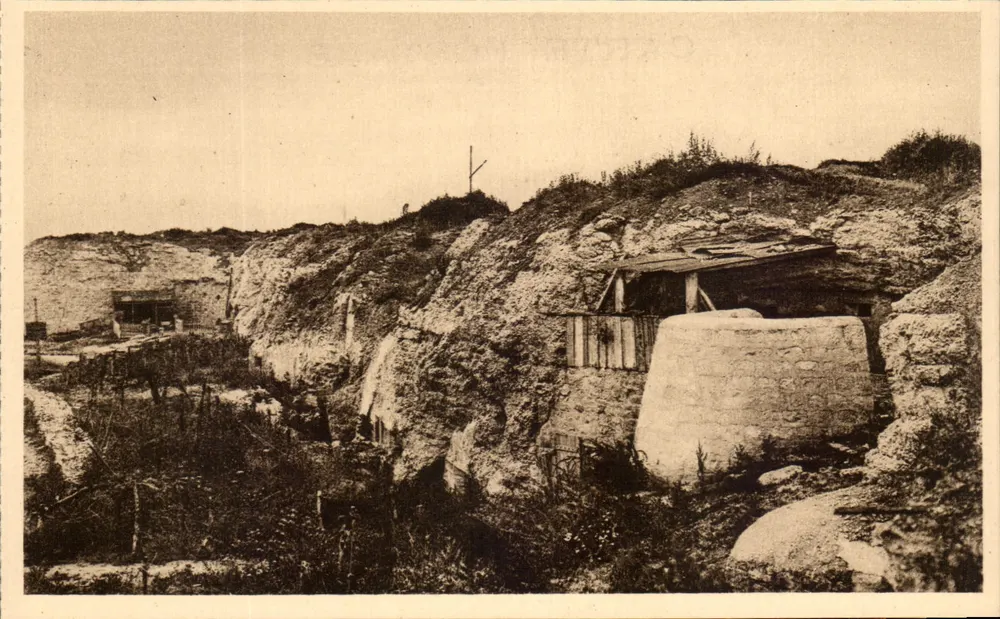 Fort Douaumont — Maschinengewehr-Posten gegen Flugzeuge — Verdun-Ausgabe - Vorderseite