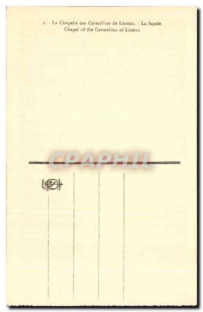Kapelle der Carmeliter von Lisieux — Fassade - Rückseite