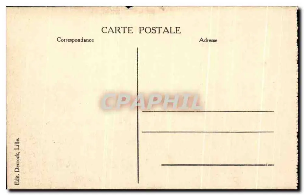 LILLE — A Nova Bolsa. — Editor Decrock, Lille. - Verso