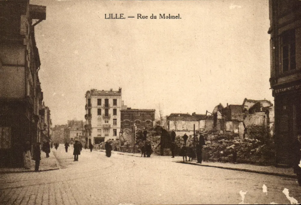 LILLE — Rue du Molinel — Éditeur Decrock, Lille - Frente