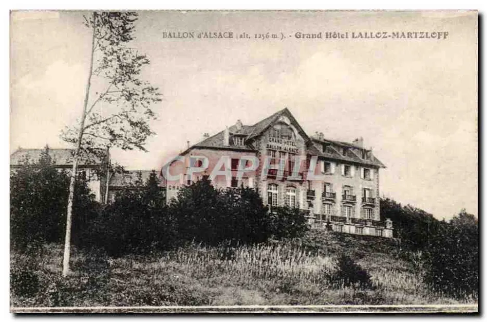 Ballon von Elsass (Höhe 1256 m.) — Grand Hotel Lallcz-Martzloff - Vorderseite