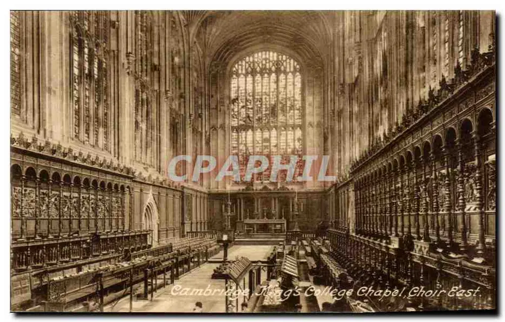Cambridge, Magdalen College Kapelle, Chor Ost — F. Frith & Co. Ltd., Nr. 7356 - Vorderseite