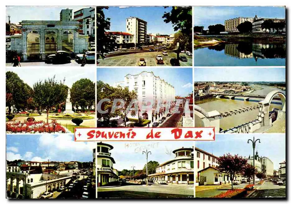 Dax — Recordações de Dax — Editor L. Chataigneau, Bordeaux - Frente