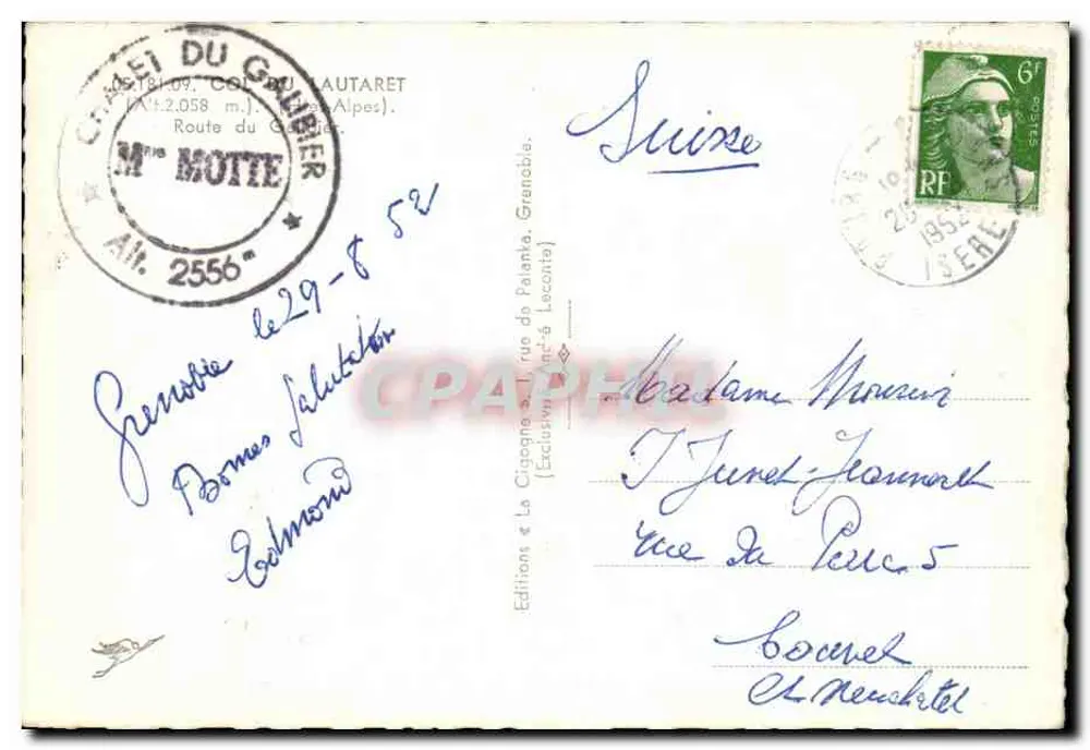 Col du Lautaret (2.058 m) — Hoge Alpen, Route du Galibier — De Kikker - Achterkant