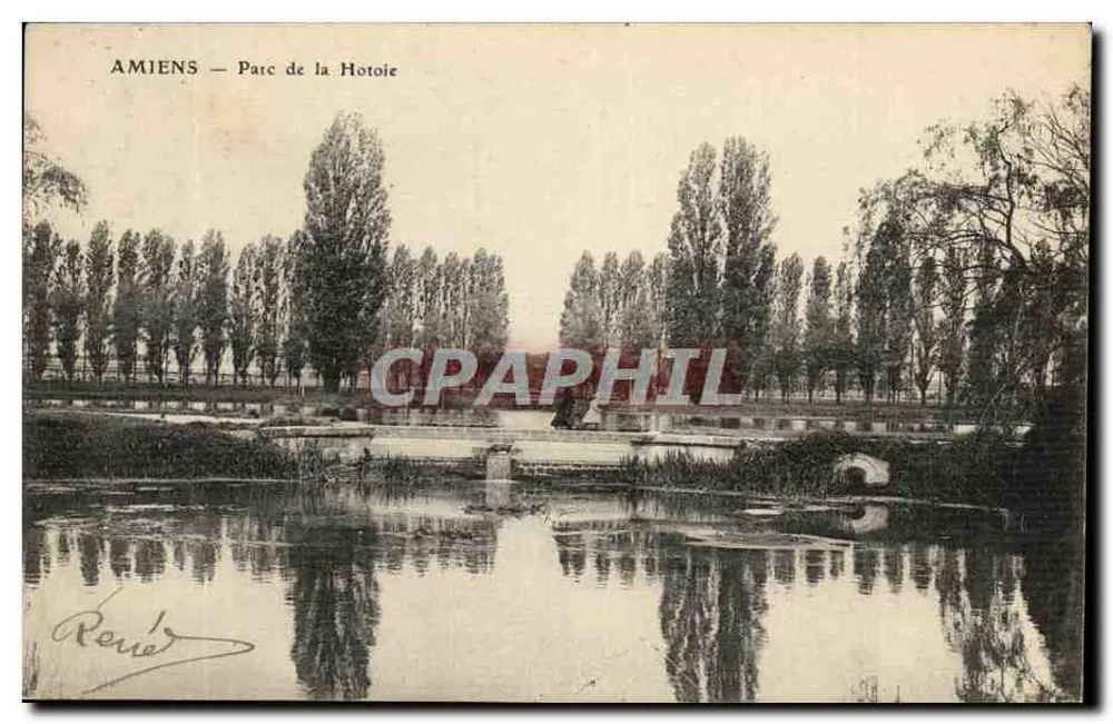 Amiens — Parque da Hotoie — editor René - Frente