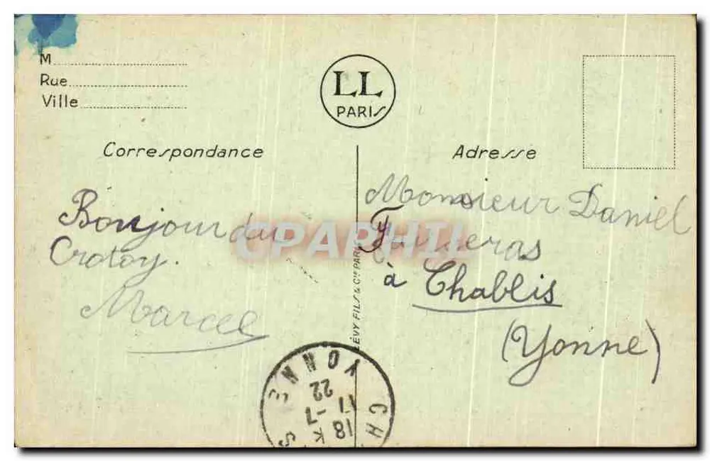 Le Crotoy — Le Port — LL. - Achterkant
