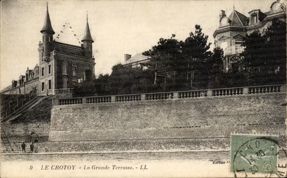 Le Crotoy — La Grande Terrasse — Édition Française - Frente