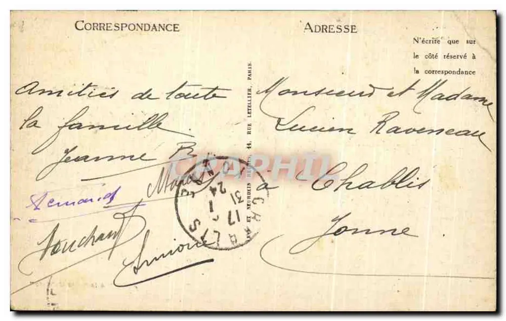 Le Crotoy — La Grande Terrasse — Édition Française - Verso