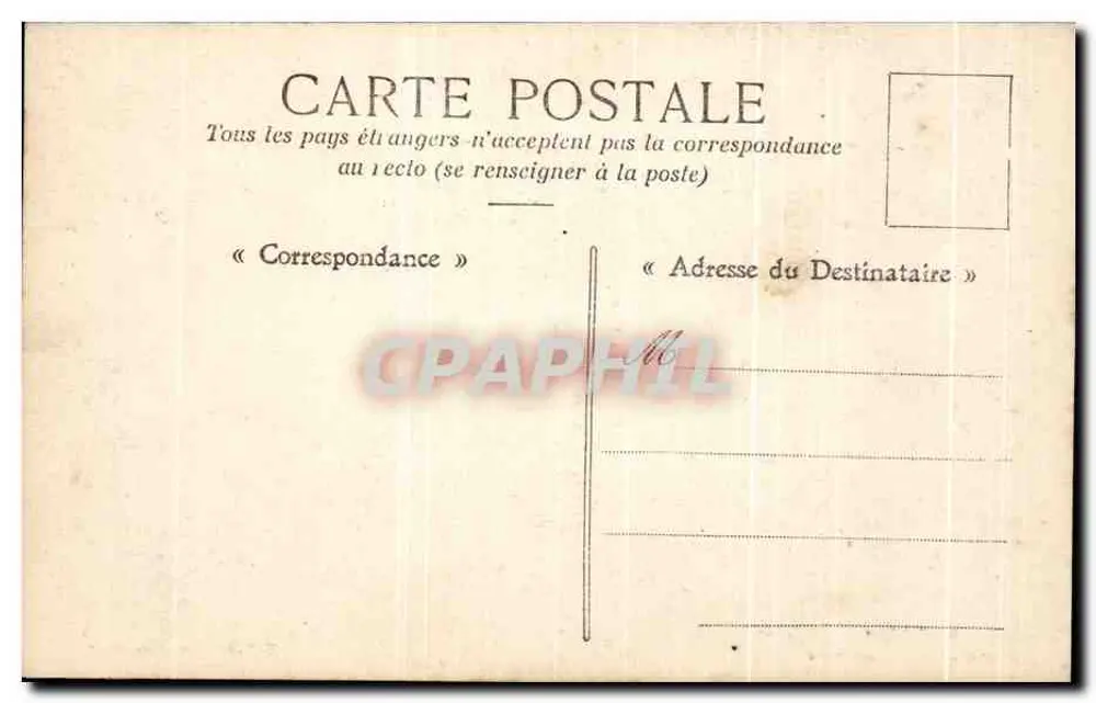 Toulouse - A Vista da Biblioteca do Museu — Coleção A. Couturier, n°2 - Verso