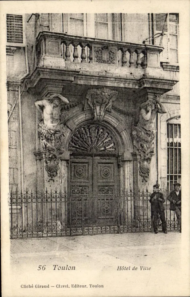 Hôtel de Ville — Toulon — Cliché Giraud, Editeur, Toulon - Frente