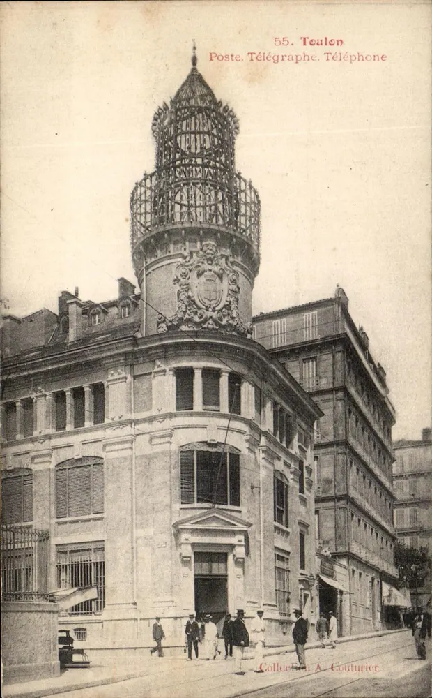 Edificio delle Poste, Telegrafo e Telefono a Toulouse — Collezione A. Couturier, n°55 - Recto
