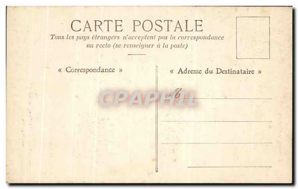 Edificio delle Poste, Telegrafo e Telefono a Toulouse — Collezione A. Couturier, n°55 - Verso