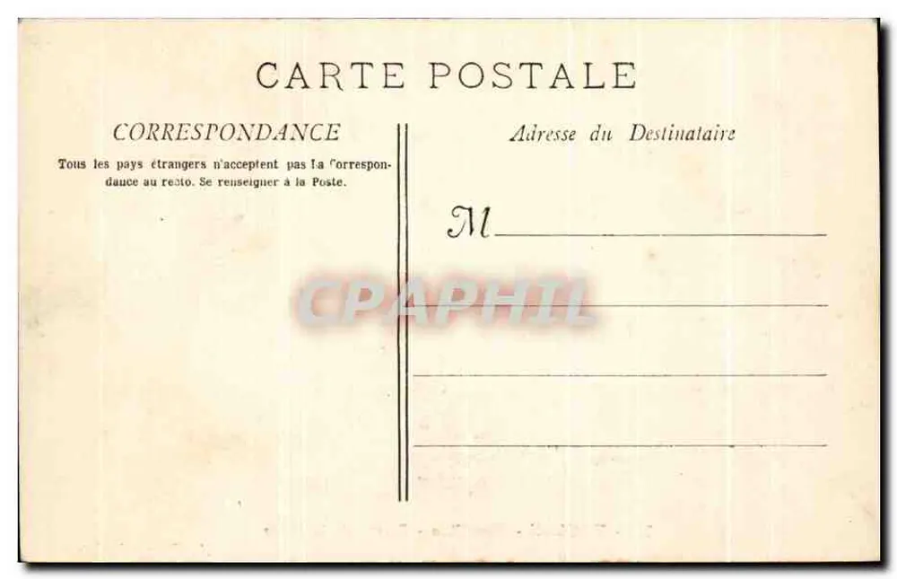 Toulon - Mourillon - Ponta da Mitre — A. Bougault n°709 - Verso