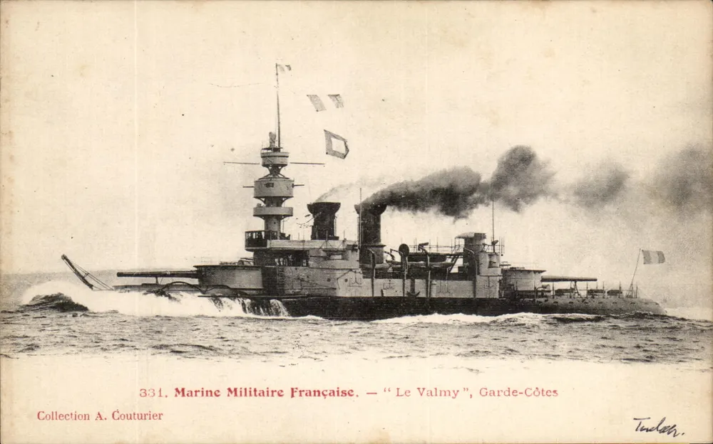 Le Valmy — Kriegsgalionsboot — Sammlung A. Couturier - Vorderseite
