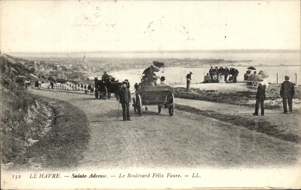 Le Havre — Sainte-Adresse — Le Boulevard Félix Faure — LL. - Vorderseite