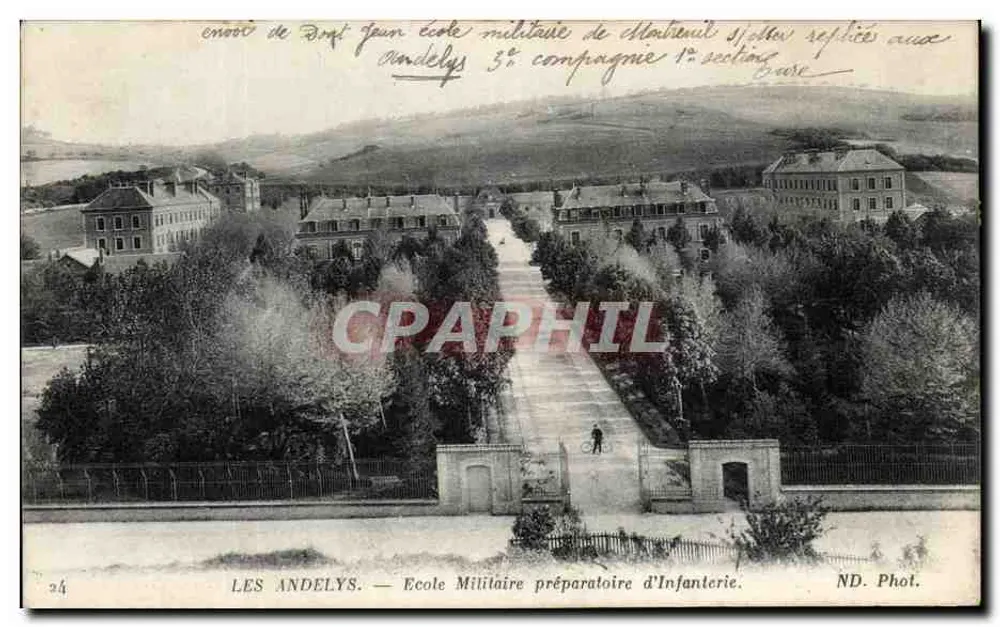 Les Andelys — École Militaire préparatoire d'Infanterie — ND. Phot. - Vorderseite