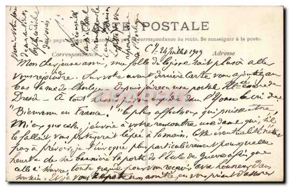 Jeanne d'Arc vor Compiègne — historische Szene — Verlag AJS n°744 - Rückseite