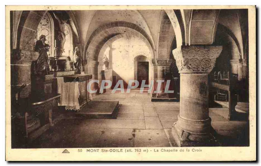 Mont Sainte-Odile (Höhe 763 m) — Die Kapelle der Kreuzes — Edition Jack, Obernai, n° 50 - Vorderseite