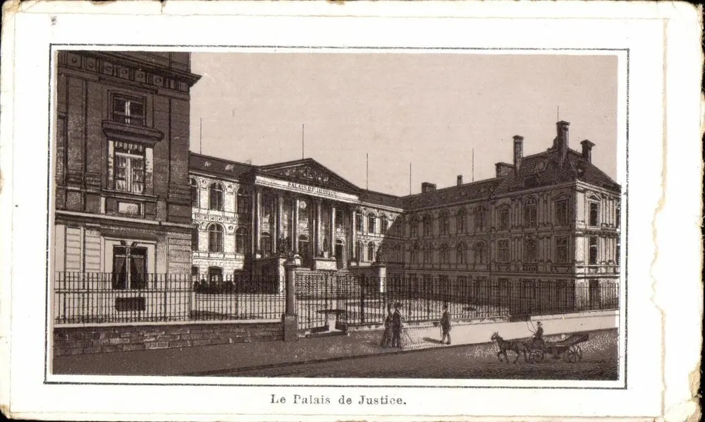 O Palácio de Justiça — Damiens - Frente