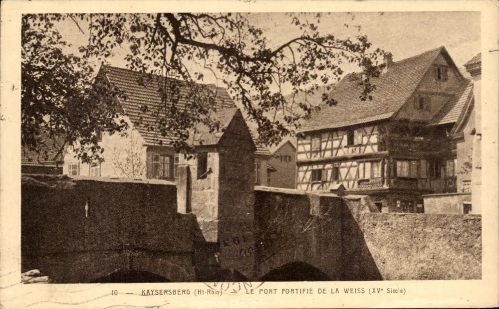 Kaysersberg (Ht-Rhin) — Die befestigte Brücke der Weiss (15. Jahrhundert) — Edition J. Kuster, 1930 - Vorderseite